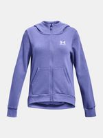 Under Armour Rival Fleece LU FZ Hoodie Sweatshirt Kinder Blau