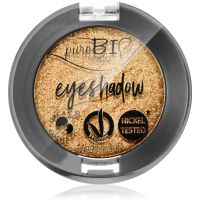 puroBIO Cosmetics Compact Eyeshadows senčila za oči odtenek 24 Gold 2,5 g