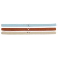 Puma Training Sportbänder im 3er-Set Damen | Mit Logo Print | Turquoise Surf/Teak/Putty | Größe: UA