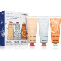 Korres Moisturizing Hand Cream Trio darilni set za roke