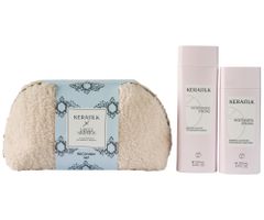 Darčeková sada pre regeneráciu suchých a poškodených vlasov Kerasilk Recovery Set + kozmetická taštička zadarmo + darček zadarmo