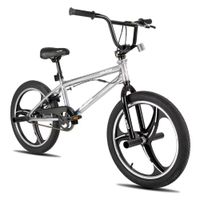 BMX kolo Hiland Redeem Ultimate 20" stříbrná