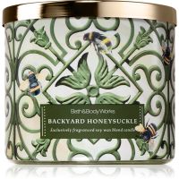 Bath & Body Works Backyard Honeysuckle Duftkerze 411 g