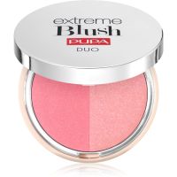 PUPA Milano Extreme Blush Duo συμπαγές ρουζ απόχρωση 140 - Radiant Flamingo - Glow Creamy 4 γρ