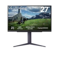 27" herní monitor UltraGear™ QHD Nano IPS 180 Hz (200 Hz po přetaktování) - 1 ms (GtG), DisplayHDR™ 400