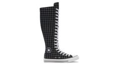 Converse Chuck Taylor All Star XXHi Plaid - Unisex - Tenisky Converse - Čierne - A13019C - Veľkosť: 36
