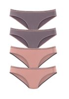 LASCANA Slip  siva / prljavo roza