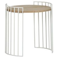 Landscape PRÍRUČNÝ STOLÍK, dub, biela, farba duba