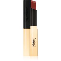 Yves Saint Laurent Rouge Pur Couture The Slim vékony mattító rúzs bőr hatással árnyalat 416 Psychic Chili 2,2 g