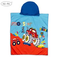 Raj-Pol Kids's Towel Beach Poncho Car