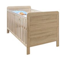 Rastúca postieľka 70x140 fuente - dub sonoma