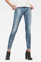 G-STAR Jeans - Midge Zip Mid Skinny Wmn Blue