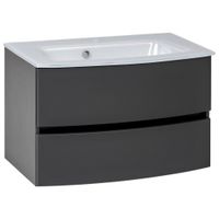 Held SKRINKA S UMÝVADLOM, grafitová, grafitová, 80 cm