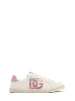 Leather Lace-up Sneakers W/logo