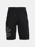 Under Armour Curry Boys Hoops Kinder Shorts Schwarz