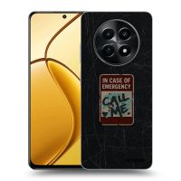 Silikónový čierny obal pre Realme 12X - EMERGENCY