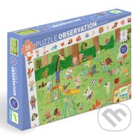 Záhradka malých priateľov (Objavovacie puzzle) - puzzle z kategorie 15 - 60 dílků