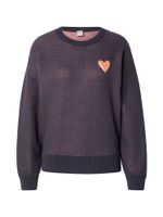 Iriedaily Pulover 'Tilda'  bazalt siva / narančasta / roza / bijela
