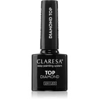 Claresa UV/LED Top Diamond No Wipe топ лак за защита и блясък без лепкавост 5 гр.