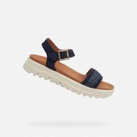 Dark blue women's sandals Geox Xand 2.1 S - Women's