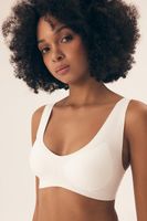 Bezešvá podprsenka s vycpávkami Henderson Bake Ecru M