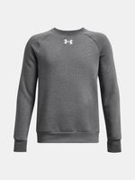 Under Armour Rival Fleece Crew Sweatshirt Kinder Grau