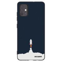 Silikónový čierny obal pre Samsung Galaxy A51 A515F - Astronaut 2