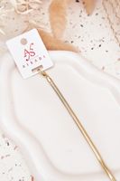 Złota bransoletka Boto Żmijka ze stali chirurgicznej