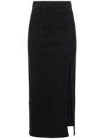 Ms. Madison High Rise Denim Long Skirt
