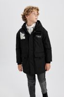 DEFACTO Boy Water Repellent Hooded Coat