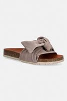 Verbenas papuci cu vârf deschis pentru femei, din piele întoarsă ROXY VELOUR