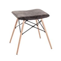 XXXL TABURET, kov, textil, 48/47/40 cm