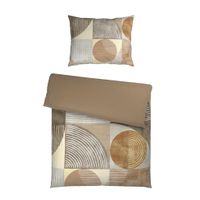 Esposa OBOJSTRANNÁ POSTEĽNÁ BIELIZEŇ, satén, taupe, 140/200 cm