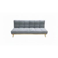 P & B ROZKLADACIA POHOVKA, textil, sivá