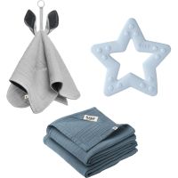 BIBS Baby Gift Set Medium подарунковий набір Baby Blue 3+ months(для малюків до року)