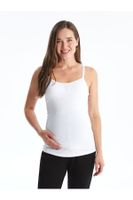 LC Waikiki Lcw U Neck Plain Strappy Maternity Tank Top