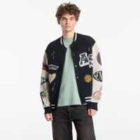 Sweter AllSaints Chase Cardigan Black/ Ecru White XL