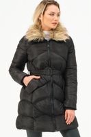 Z6767 DEWBERRY WOMEN'S COAT-BLACK