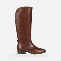 Brown women's boots Geox Felicity - Women's