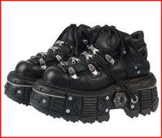 schuhe NEW ROCK - ITALI NEGRO - BESCHÄDIGT 41