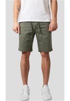 Olive Stretch Twill Joggshorts