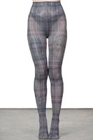Strumpfhose KILLSTAR - Anna - Grey Tartan XS/M