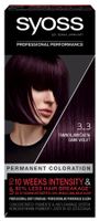 Syoss боя за коса - Permanent Coloration - 3_3 Dark Violet