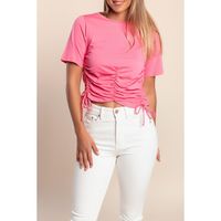Kurzarmshirt, Rosa