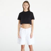 T-shirt Calvin Klein Jeans Premium Monologo Cropped T-Shirt Black XS