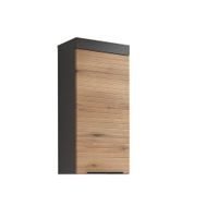 MID.YOU ZÁVESNÁ SKRINKA, farba duba, grafitová, 36/77/23 cm