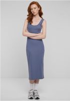 Women's Long Rib Dress Blue