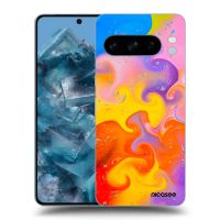 Silikónový čierny obal pre Google Pixel 9 Pro - Bubbles