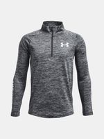 Under Armour UA Tech BL 1/2 Zip Gyerek Póló Szürke