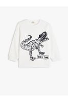 Koton Boy's Ecru Sweatshirt